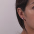 Flamingo Crystal | .925 Sterling Silver | Mini Kikiballa Earrings